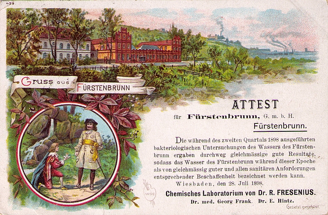 Chemisches Laboratorium von Dr. R. Fresenius (Dr. med. Georg Frank und Dr. E. Hintz)