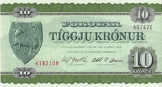 Banknoten Färöer